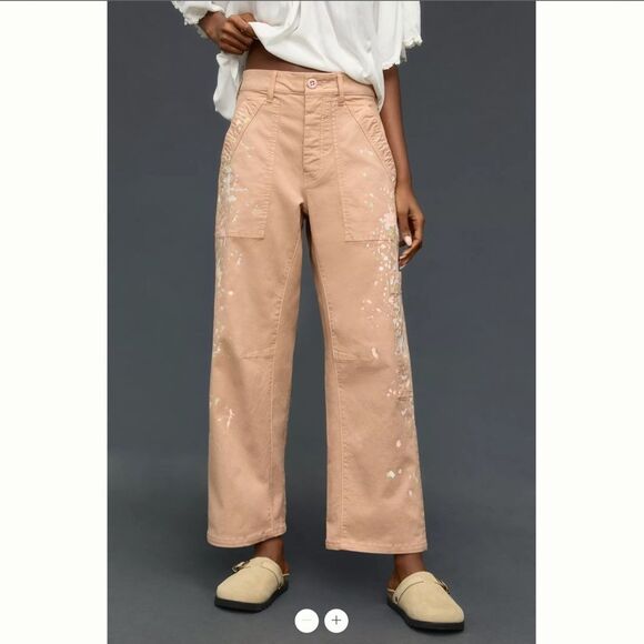 Anthropologie Pilcro Millie Low-Slung Barrel Pants - Picture 1 of 4